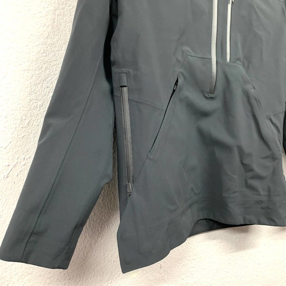 Aether Central Anorak Hooded 1/2 Zip Jacket - Men's S - Picture 5 of 12